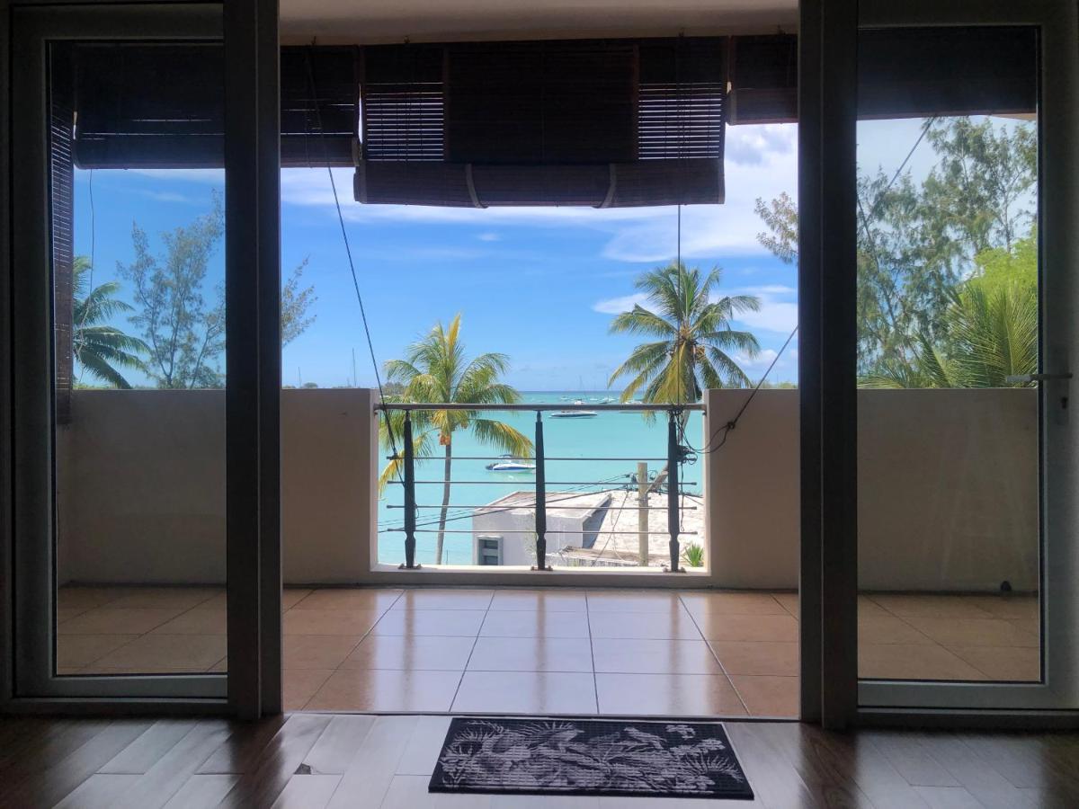 Ferienwohnung Ocean-View Penthouse With Roof Terrace, Grand Baie, Waterside Complex The Vale Exterior foto